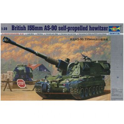 Trumpeter - Britische 155-mm-AS-90-Selbstfahrlafette - 1:35