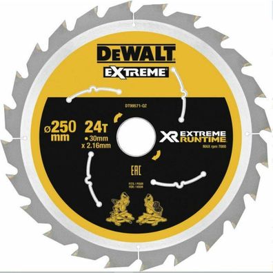 DEWALT Flexvolt Kreissaegeblatt stat. 250/30mm 60WZ/FZ