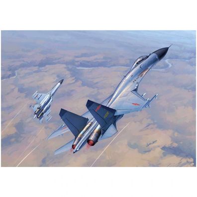 Trumpeter - Chinese J-11B Fighter - 1:72 - 100 Teile