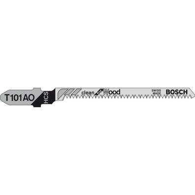 Bosch Bosch 5x Stichsägeblatt T 101 AO Clean for Wood - 2608630031