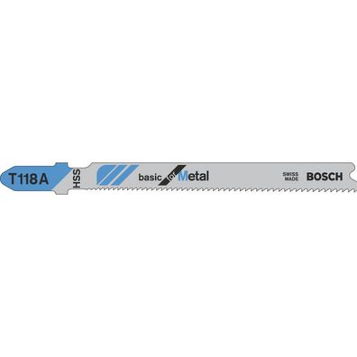 Bosch Bosch 5x Stichsägeblatt T 118 A Basic for Metal - 2608631013