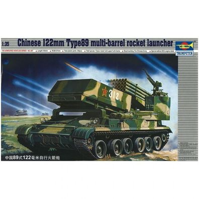 Trumpeter - Chinesischer Typ 89 122-mm-Mehrfachraketenwerfer - 1:35