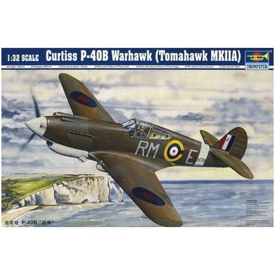 Trumpeter - Curtiss P-40B Warhawk (Tomahawk Mk. IIA) - 1:32 - 181 Teile