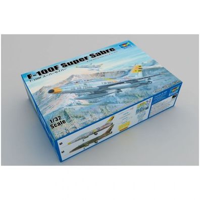 Trumpeter - F-100F Super Sabre - 1:32 - 440 Teile