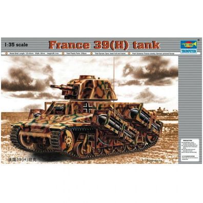 Trumpeter - Französischer Hotchkiss H-39 mit 37-mm-SA-38 - 1:35 - 228 Teile