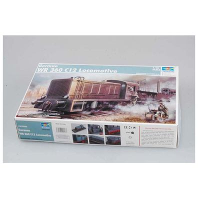 Trumpeter - German WR 360 C12 Locomotive - 1:35 - 258 Teile