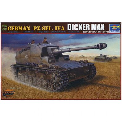 Trumpeter - German Pz. Sfl. IVa Dicker Max - 1:35 - 204 Teile