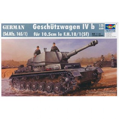 Trumpeter - Geschützwagen IVb für LeFH 18/1 - 1:35 - 590 Teile