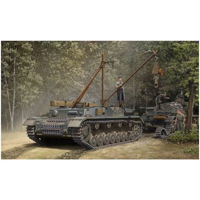 Trumpeter - German Bergepanzer IV Recovery Vehicle - 1:35 - 823 Teile