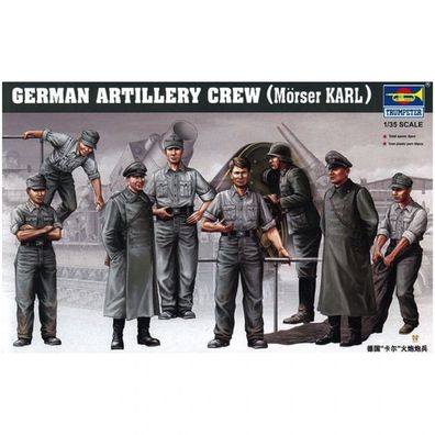 Trumpeter - German Karl Gun Artillery Crew - 1:35 - 95 Teile