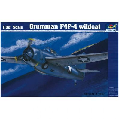 Trumpeter - Grumman F4F-4 Wildcat - 1:32 - 223 Teile