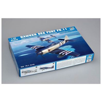 Trumpeter - Hawker Sea Fury FB.11 - 1:48 - 96 Teile