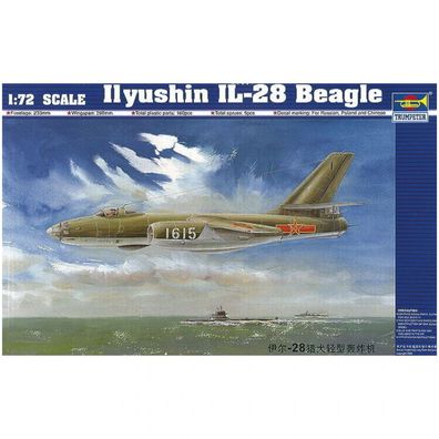 Trumpeter - Ilyushin IL-28 Beagle - 1:72 - 160 Teile