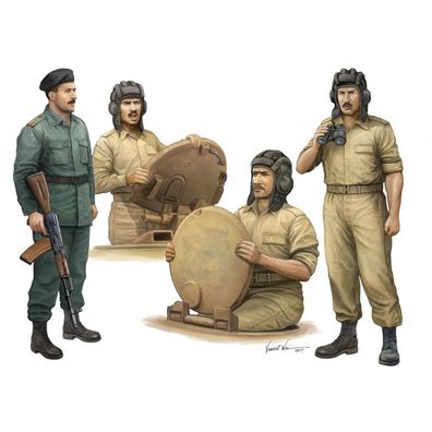 Trumpeter - Iraqi Tank Crew - 1:35 - 30 Teile