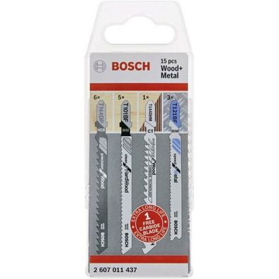 Bosch Bosch PRO Stichsägeblatt-Pack Holz und Metall 15-tlg. - 2607011437