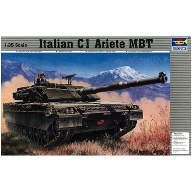 Trumpeter - Italienischer Kampfpanzer C-1 Ariete - 1:35 - 227 Teile