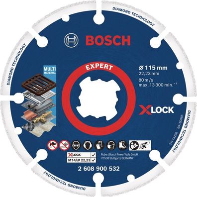 Bosch Bosch Expert Diamond Metal Wheel X-LOCK Trennscheibe
