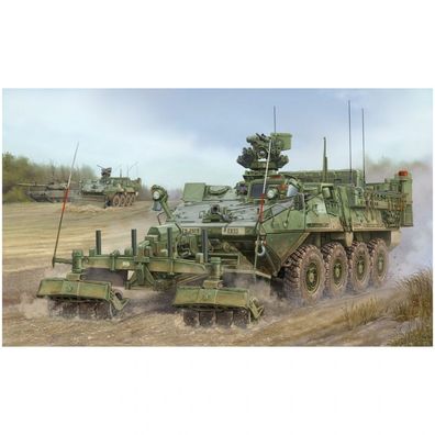 Trumpeter - M1132 Stryker Engineer Squad Vehicle with LWMR-Mine Roller/SOB - 1:35 - 7