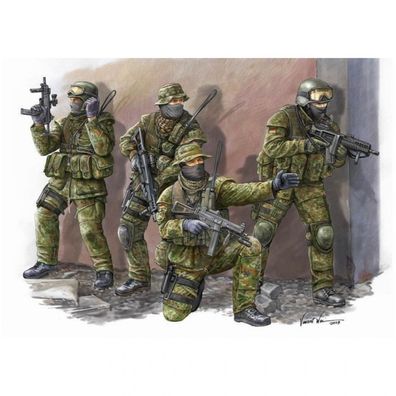 Trumpeter - Modern German KSK Commandos - 1:35 - 123 Teile