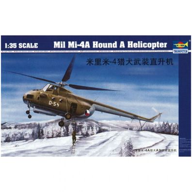 Trumpeter - Mil Mi-4A Hound A Helicopter - 1:35