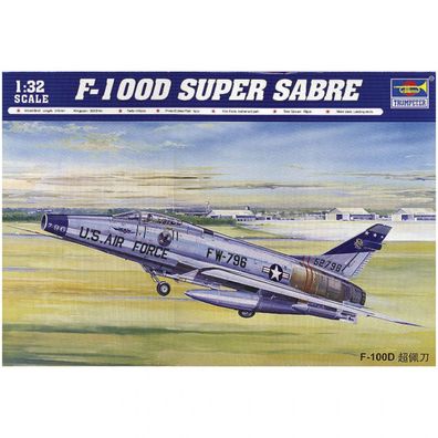 Trumpeter - North American F-100D Fighter - 1:32 - 684 Teile