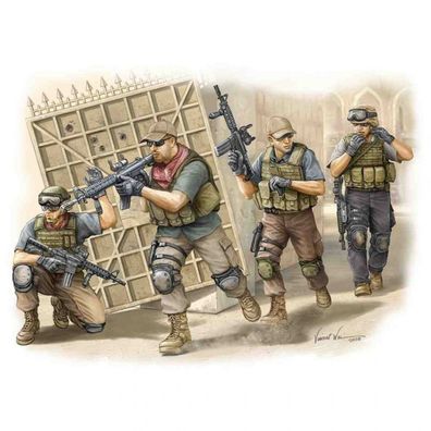 Trumpeter - PMC in Iraq 2005 Armed Assault Team - 1:35 - 123 Teile