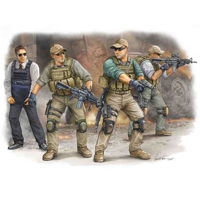 Trumpeter - PMC in Iraq 2005 VIP Security Guards - 1:35 - 109 Teile