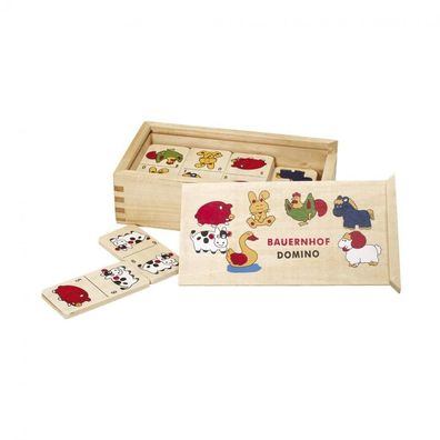 Domino Bauernhof für Kinder - 28 Plättchen
