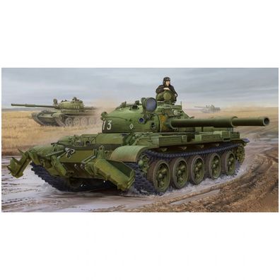 Trumpeter - Russian T-62 Mod.1975 with KMT-6 Mine Plow - 1:35 - 570 Teile