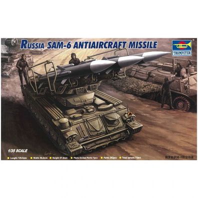 Trumpeter - Russische SAM-6 Flugabwehrrakete - 1:35 - 292 Teile