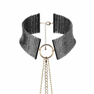Desir Metallique Collar - Halsband und Kette als Körperschmuck, aus Metall, gold