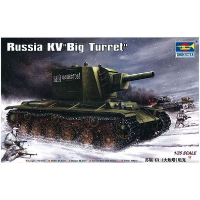Trumpeter - Russischer KV - Big Turret - 1:35 - 208 Teile