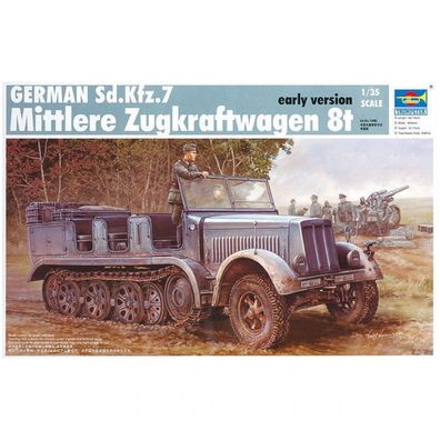 Trumpeter - Sd. Kfz.7 Mittlere Zugkraftwagen 8t (Early Version) - 1:35 - 848 Teile