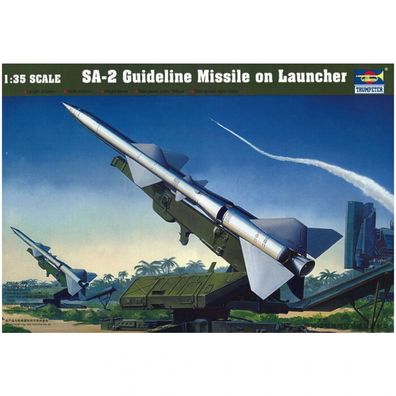 Trumpeter - SA-2 Guideline Missile mit Startrampe - 1:35 - 158 Teile