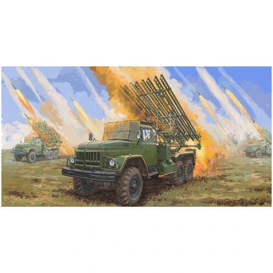 Trumpeter - Soviet 2B7R Multiple Rocket Launcher BM-13 HMM - 1:35 - 510 Teile
