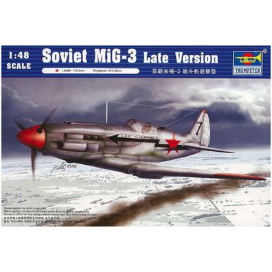 Trumpeter - Soviet MiG-3 Late Version - 1:48 - 83 Teile
