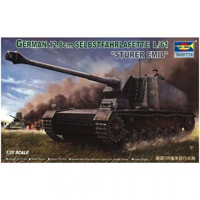 Trumpeter - Selbstfahrlafette L/61 - Sturer Emil - 1:35 - 245 Teile