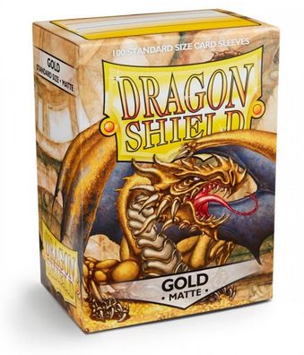 Dragon Shield Matte - Gold (100 Stück)