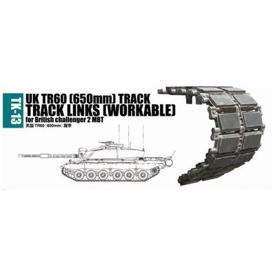Trumpeter - TR60 650mm Track Links for British Challenger 2 MBT - 1:35 - 748 Teile