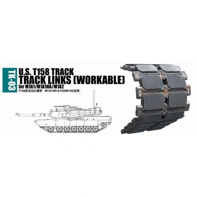 Trumpeter - U.S. T158 Track Links for M1A1/M1A1HA/M1A2 - 1:35 - 640 Teile