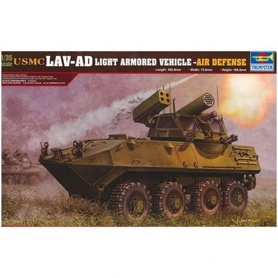 Trumpeter - USMC LAV-AD Light Armored Vehicle-Air Defense - 1:35 - 223 Teile