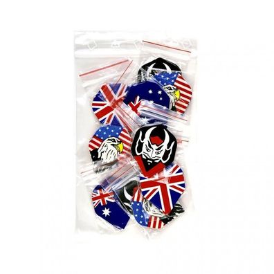 Ersatz Flys 10 Set - 30 Stück - Standard-Form in Blisterverpackung