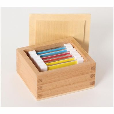 Farbtäfelchen - Kasten mit 6 Stück