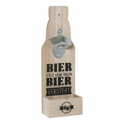 Flaschenöffner auf Holzbrett - sortiert
