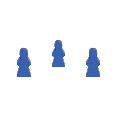 Frau - 14x30x8mm - blau