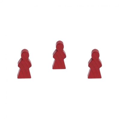 Frau - 14x30x8mm - rot