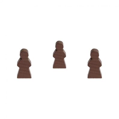 Frau - 14x30x8mm - braun