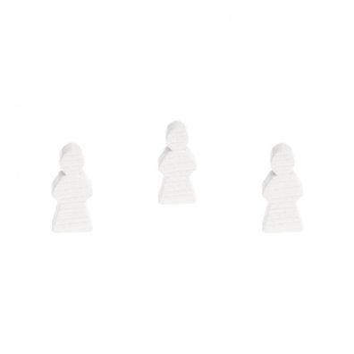 Frau - 14x30x8mm - weiss