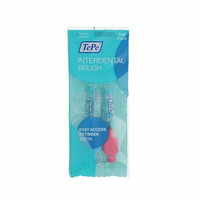 Original Trial Pack Interdentalbürsten 0 rosa + 3 blau (0,4 mm + 0,6 mm) 2 St