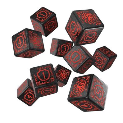 Game of Thrones - Targaryen - Würfelset - 10xD6